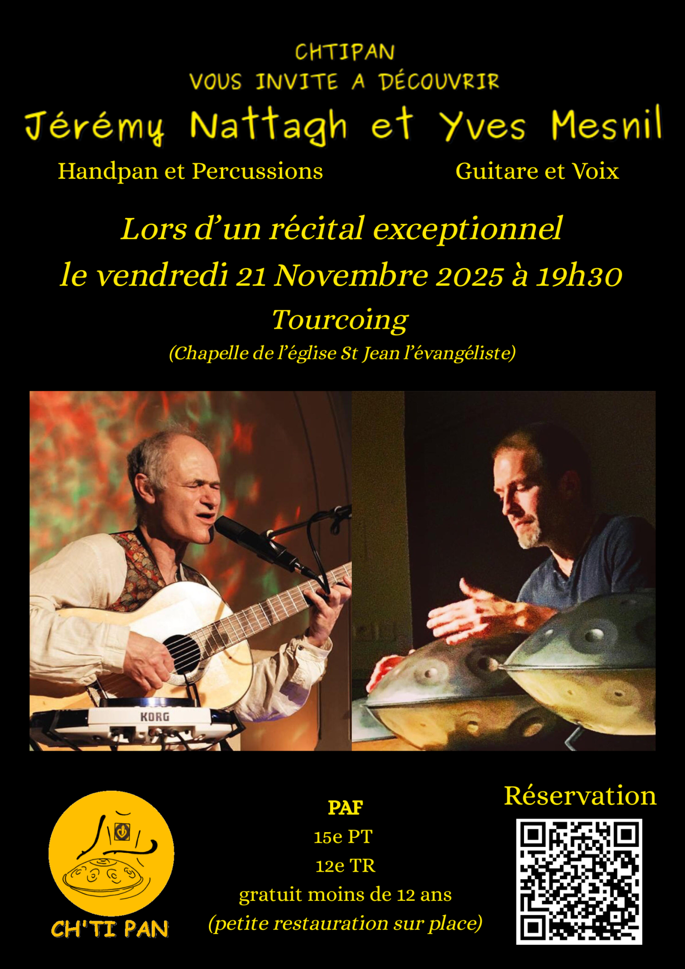 Affiche concert jeremy yves